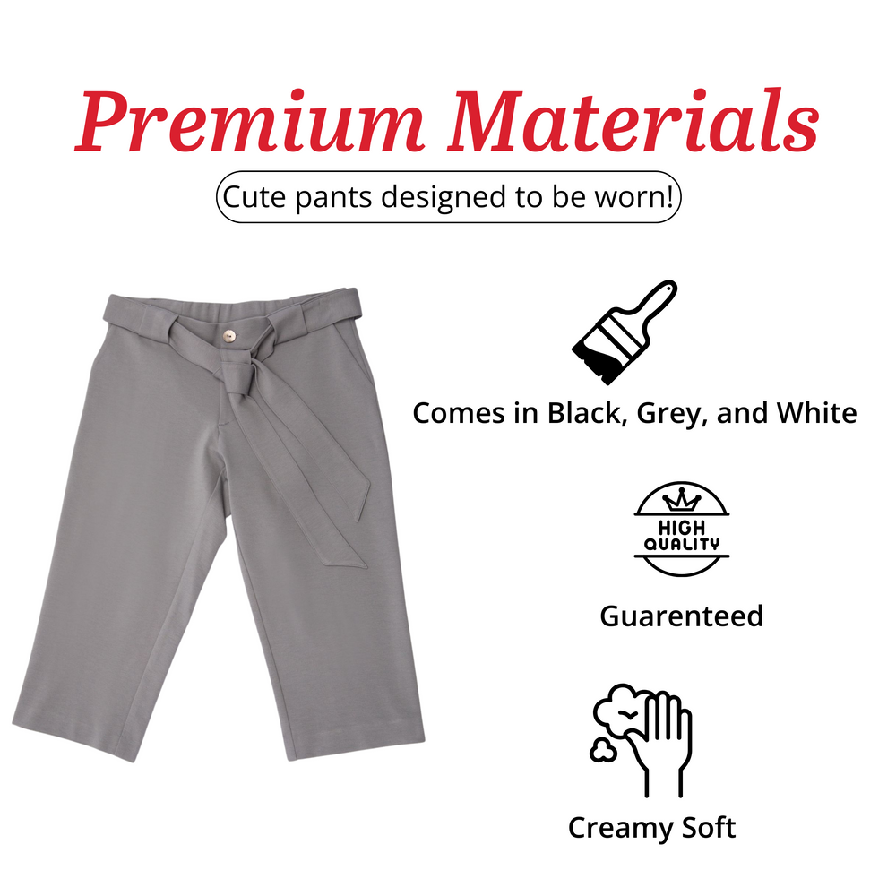 Petite Friendly Tie-Waisted Pants for Dwarfism