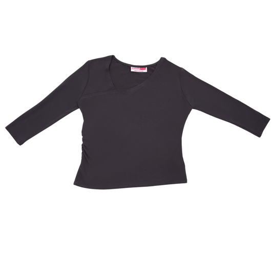 Inclusive Ruched Top for Women with Dwarfism